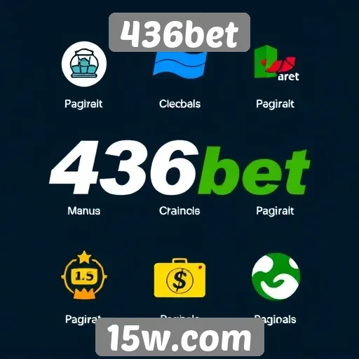 Métodos de pagamento disponíveis no site 436bet